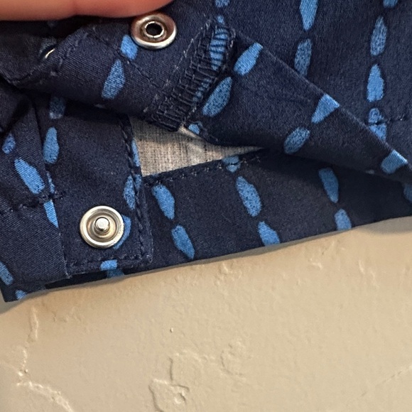 Carter's Blue Striped Shortall Set Baby Boy Summer Outfit - Picture 5 of 5